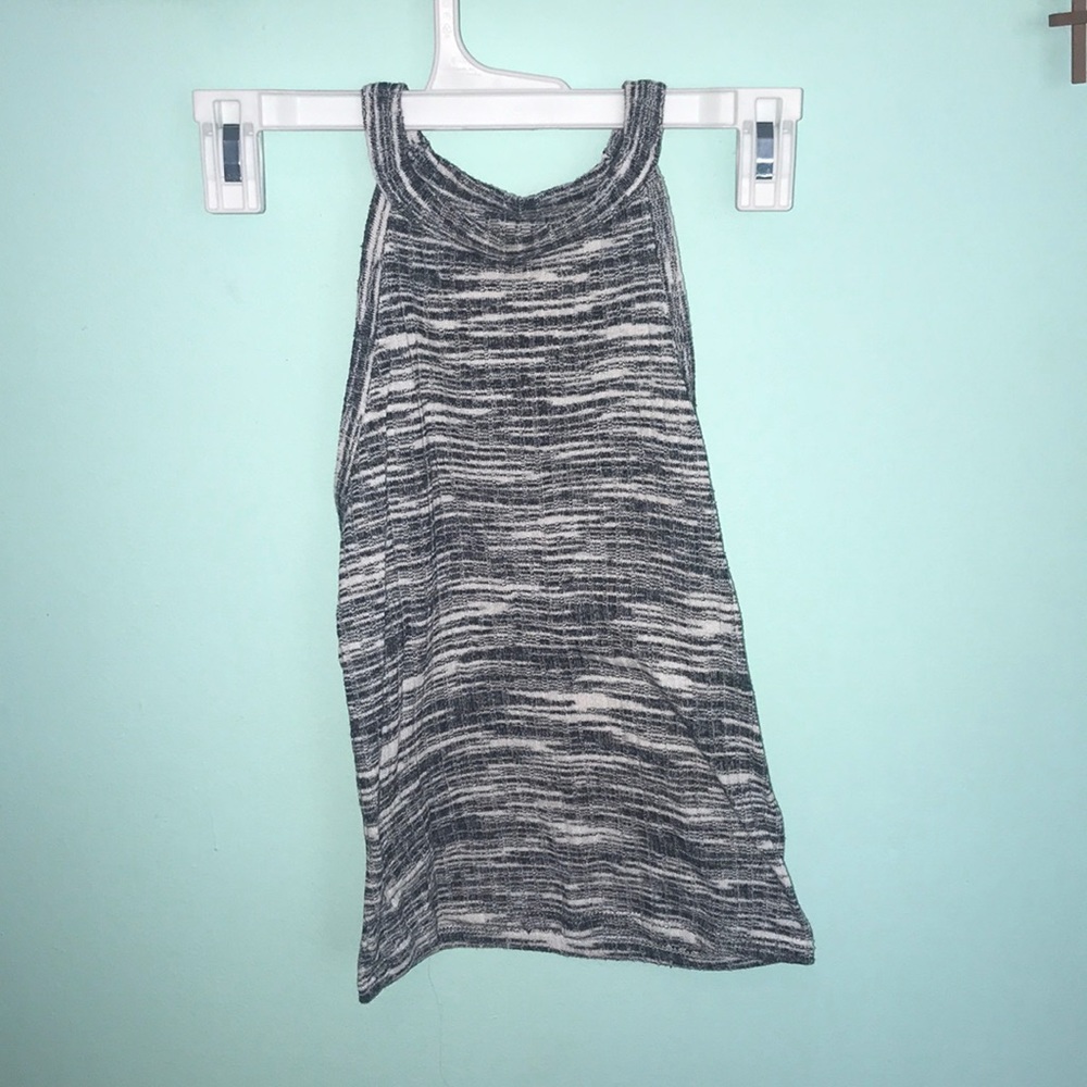 High neck body con top